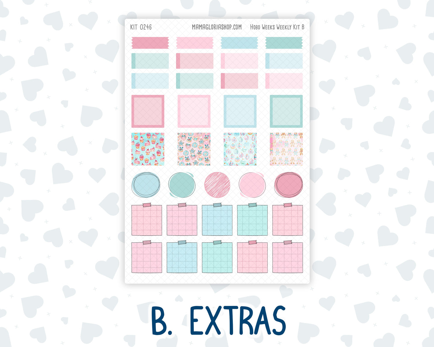 Kit 0246 - Hobonichi Weeks - Weekly Kit - December - Gingerbread Sweets