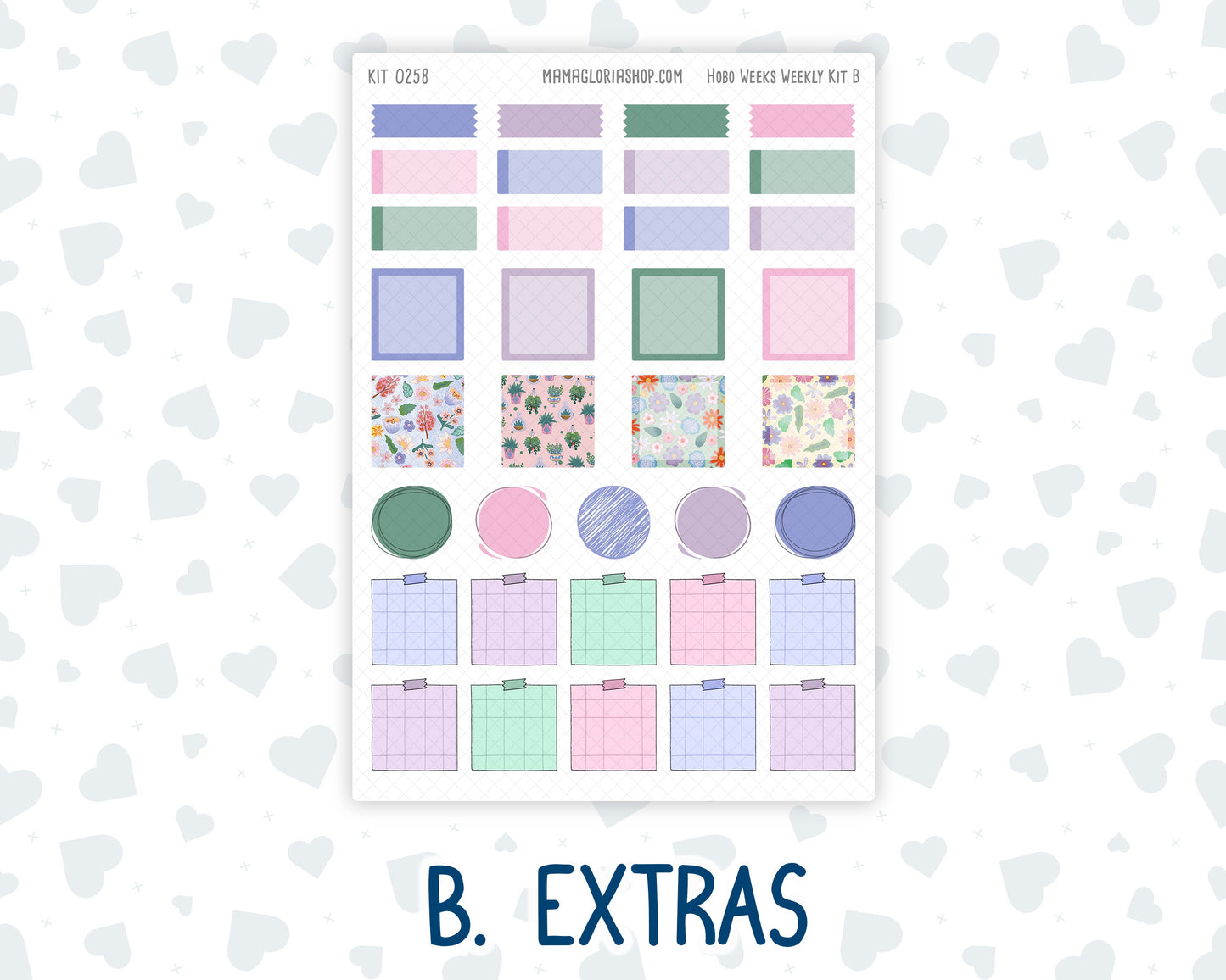 Kit 0258 - Hobonichi Weeks - Weekly Kit - March - Plant Therapy