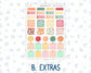 Kit 0271 - Hobonichi Weeks - Weekly Kit - June - Strawberry Shore
