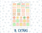 Kit 0228 - Hobonichi Weeks - Weekly Kit - August - Just Peachy