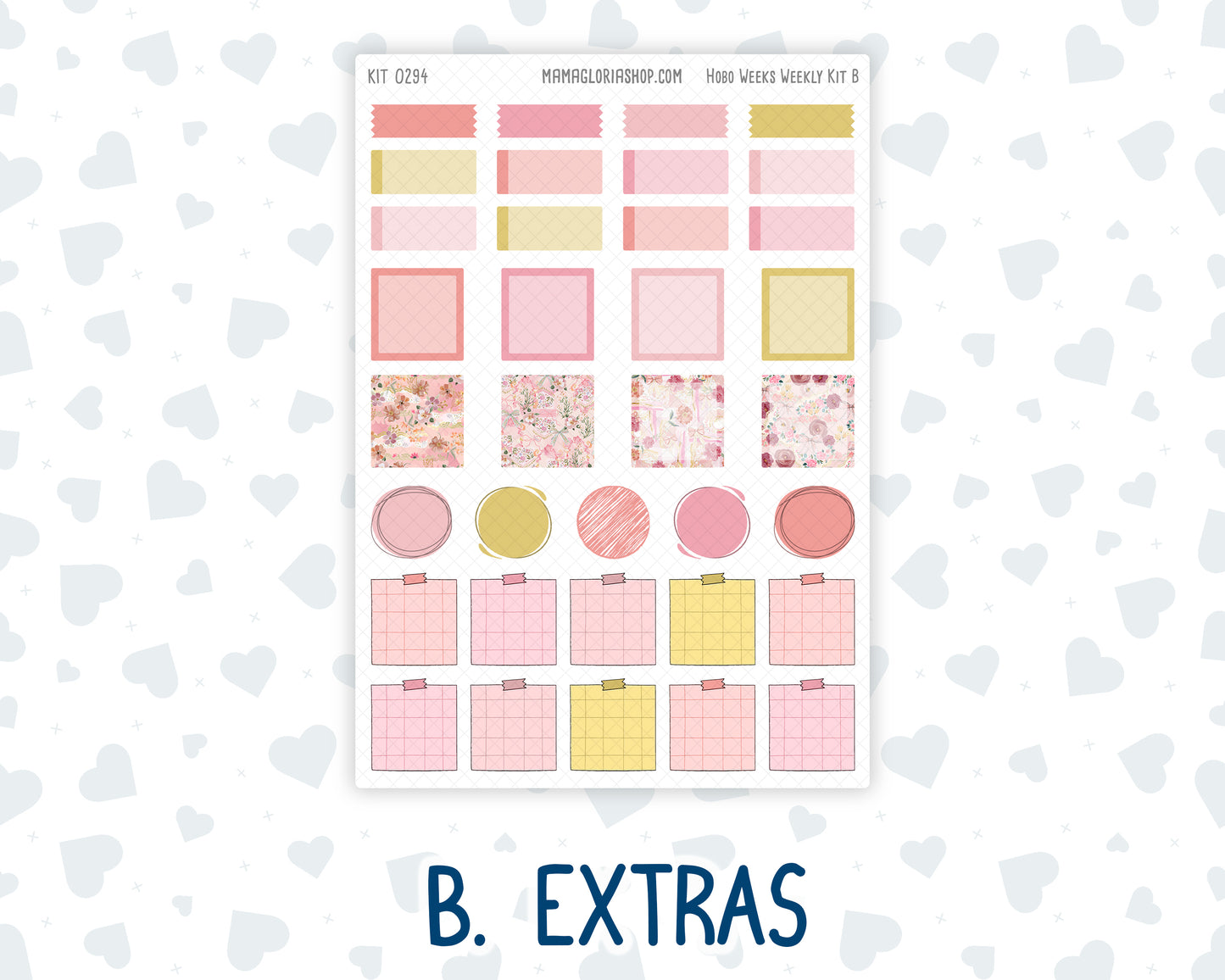 Kit 0294 - Hobonichi Weeks - Weekly Kit - September - Rosy Reveria