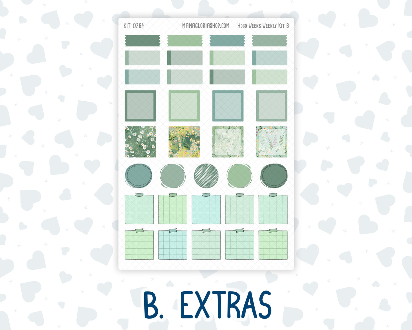Kit 0264 - Hobonichi Weeks - Weekly Kit - May - Spring Walk