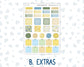 Kit 0274 - Hobonichi Weeks - Weekly Kit - July - Sunny Lemon Shore