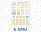 Kit 0265 - Hobonichi Weeks - Weekly Kit - May - Honeybee Sky