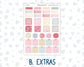 Kit 0254 - Hobonichi Weeks - Weekly Kit - February - Valentine Village