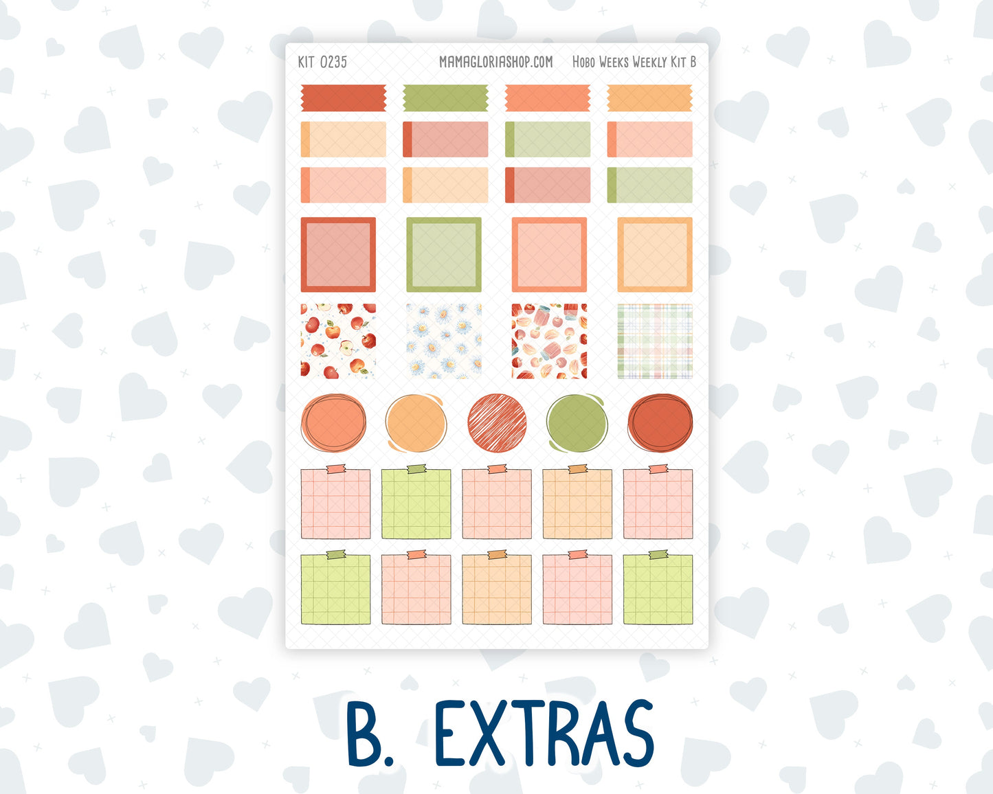 Kit 0235 - Hobonichi Weeks - Weekly Kit - September - Apple Orchard