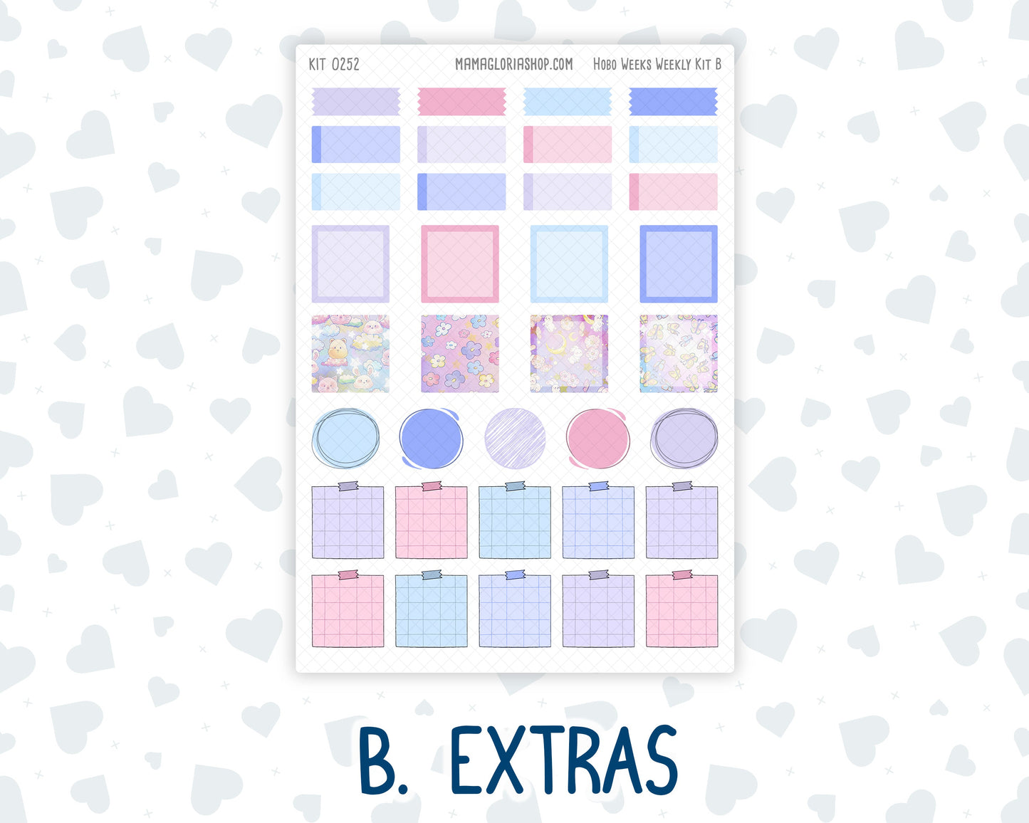 Kit 0252 - Hobonichi Weeks - Weekly Kit - February - Tokyo Candy Cloud