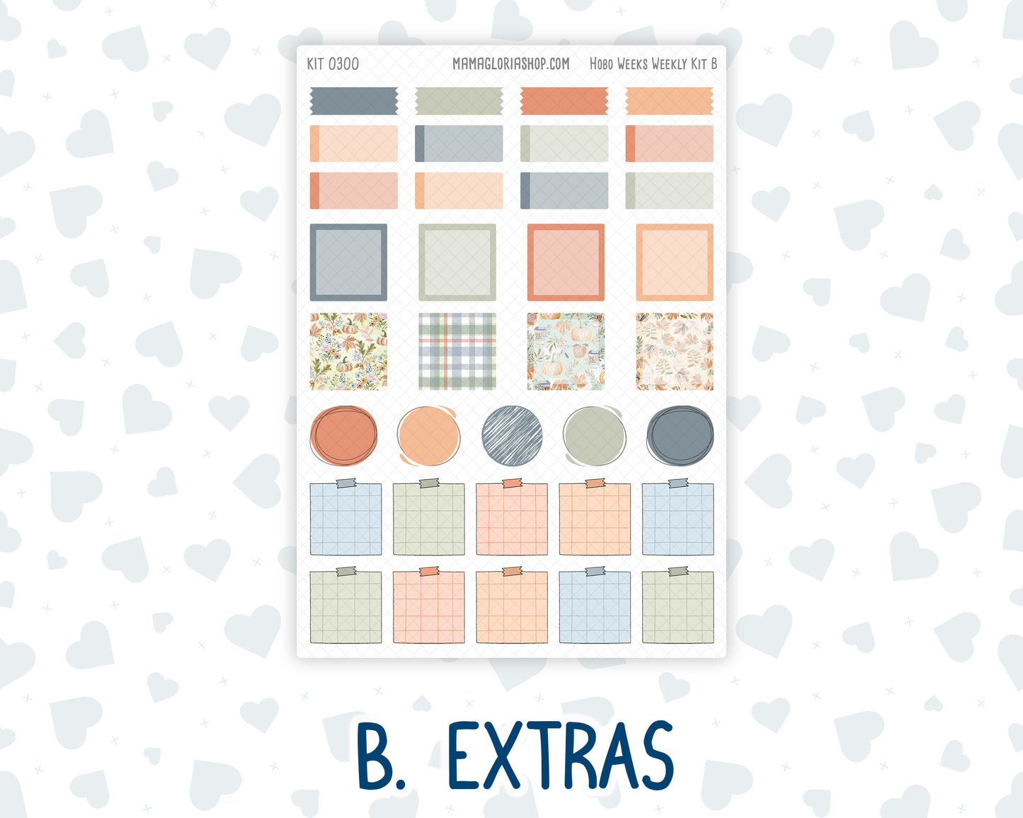 Kit 0300 - Hobonichi Weeks - Weekly Kit - October - Autumn Stroll