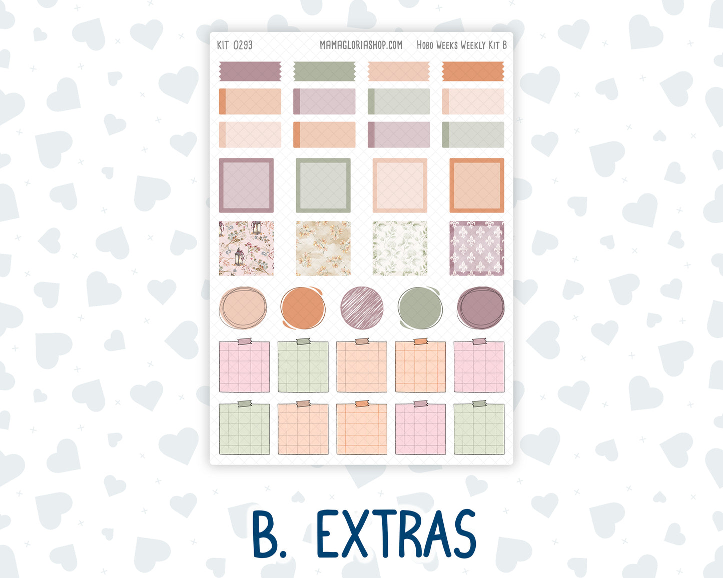 Kit 0293 - Hobonichi Weeks - Weekly Kit - September - Fleur de Provence