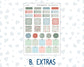 Kit 0245 - Hobonichi Weeks - Weekly Kit - December - Vintage Christmas