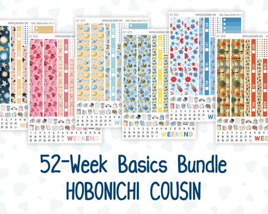 52-Week Bundle - For Hobonichi Cousin - 2026 - Yearly Pack