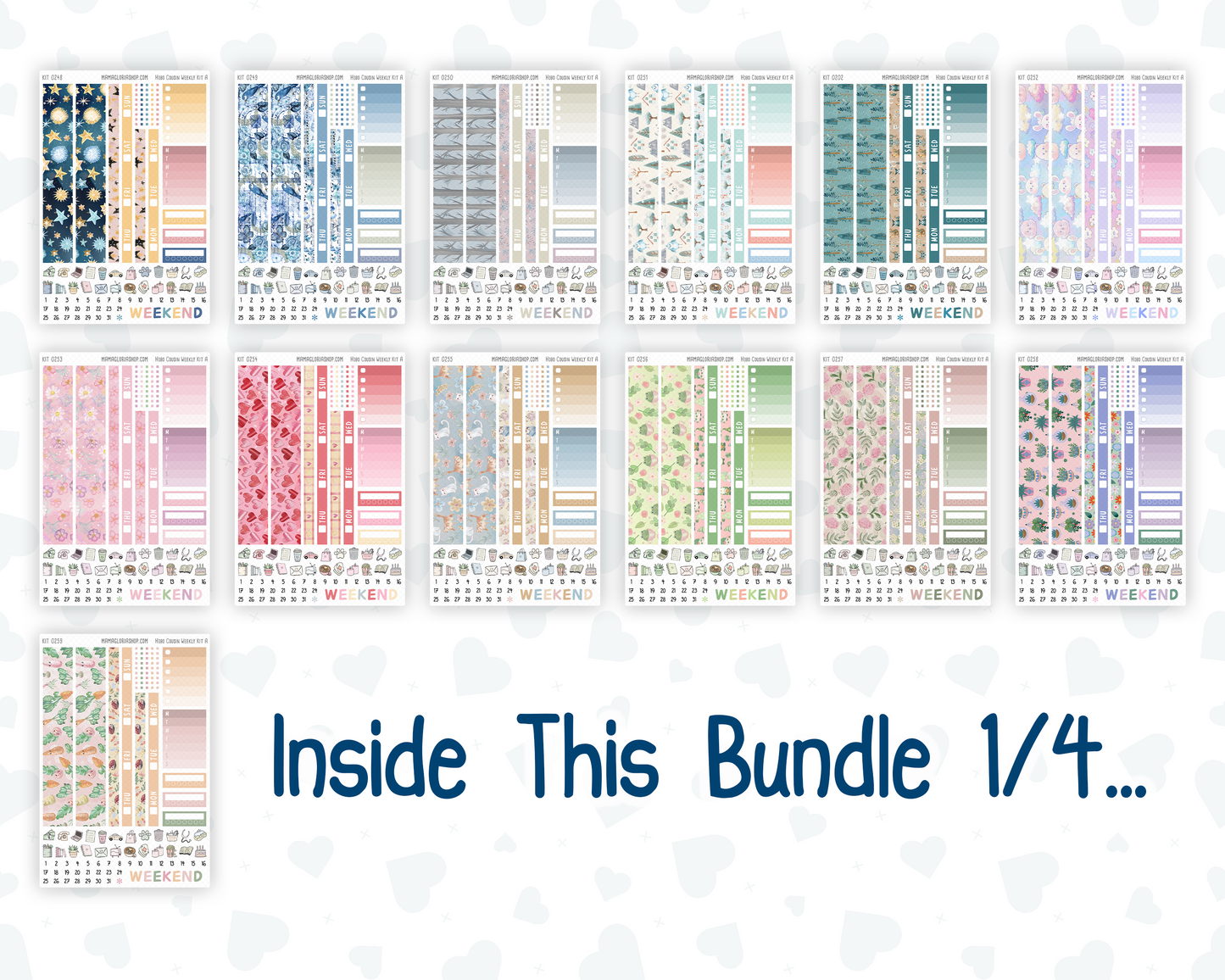 52-Week Bundle - For Hobonichi Cousin - 2026 - Yearly Pack