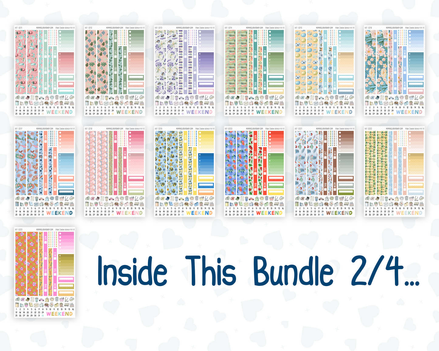 52-Week Bundle - For Hobonichi Cousin - 2026 - Yearly Pack