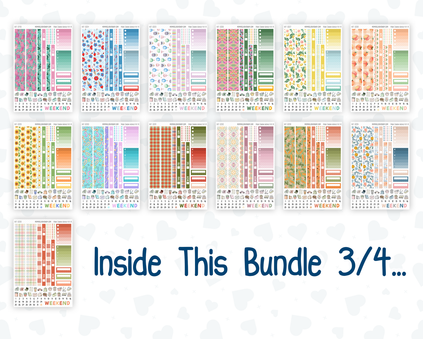 52-Week Bundle - For Hobonichi Cousin - 2026 - Yearly Pack