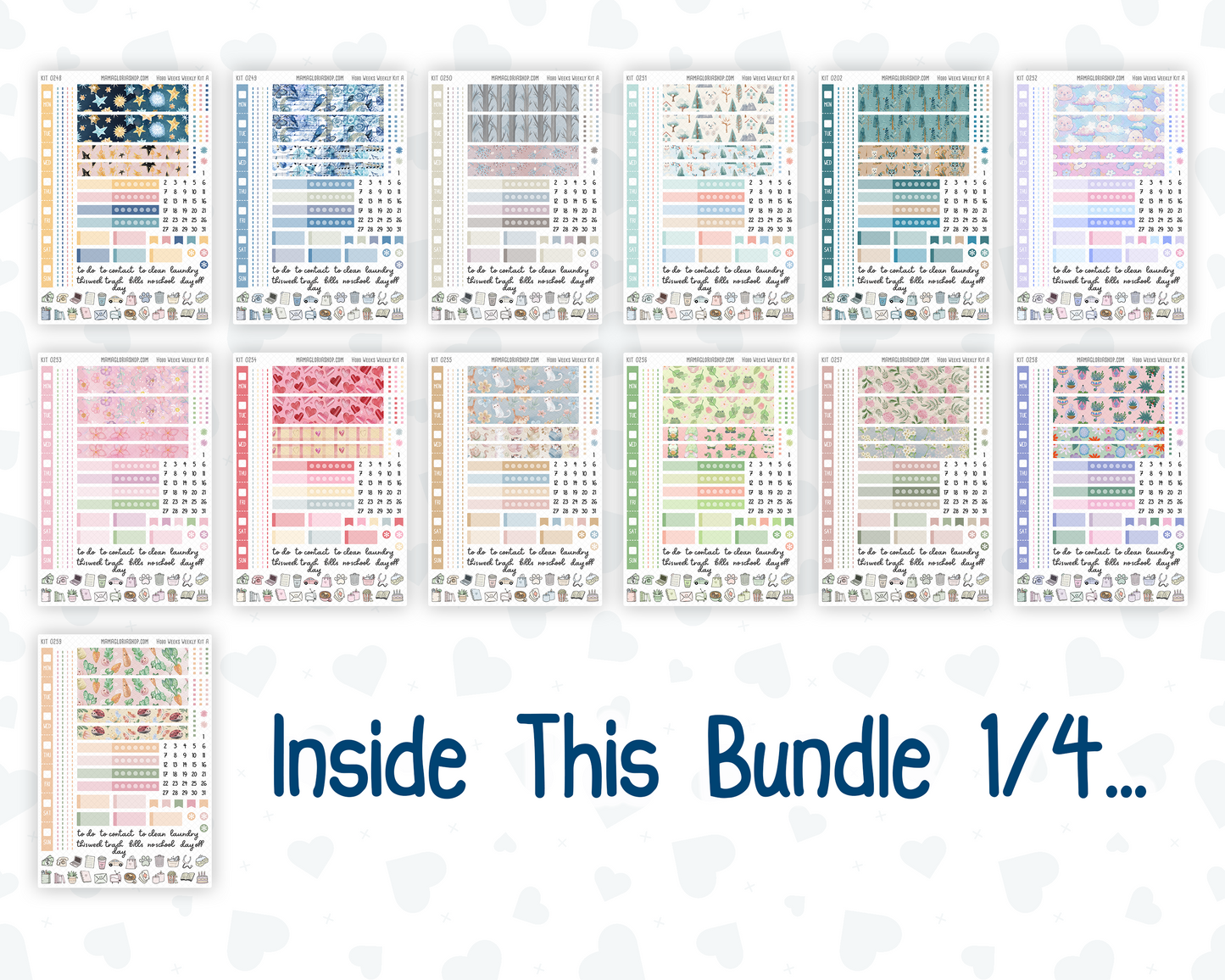 52-Week Bundle - For Hobonichi Weeks - 2026 - Yearly Pack