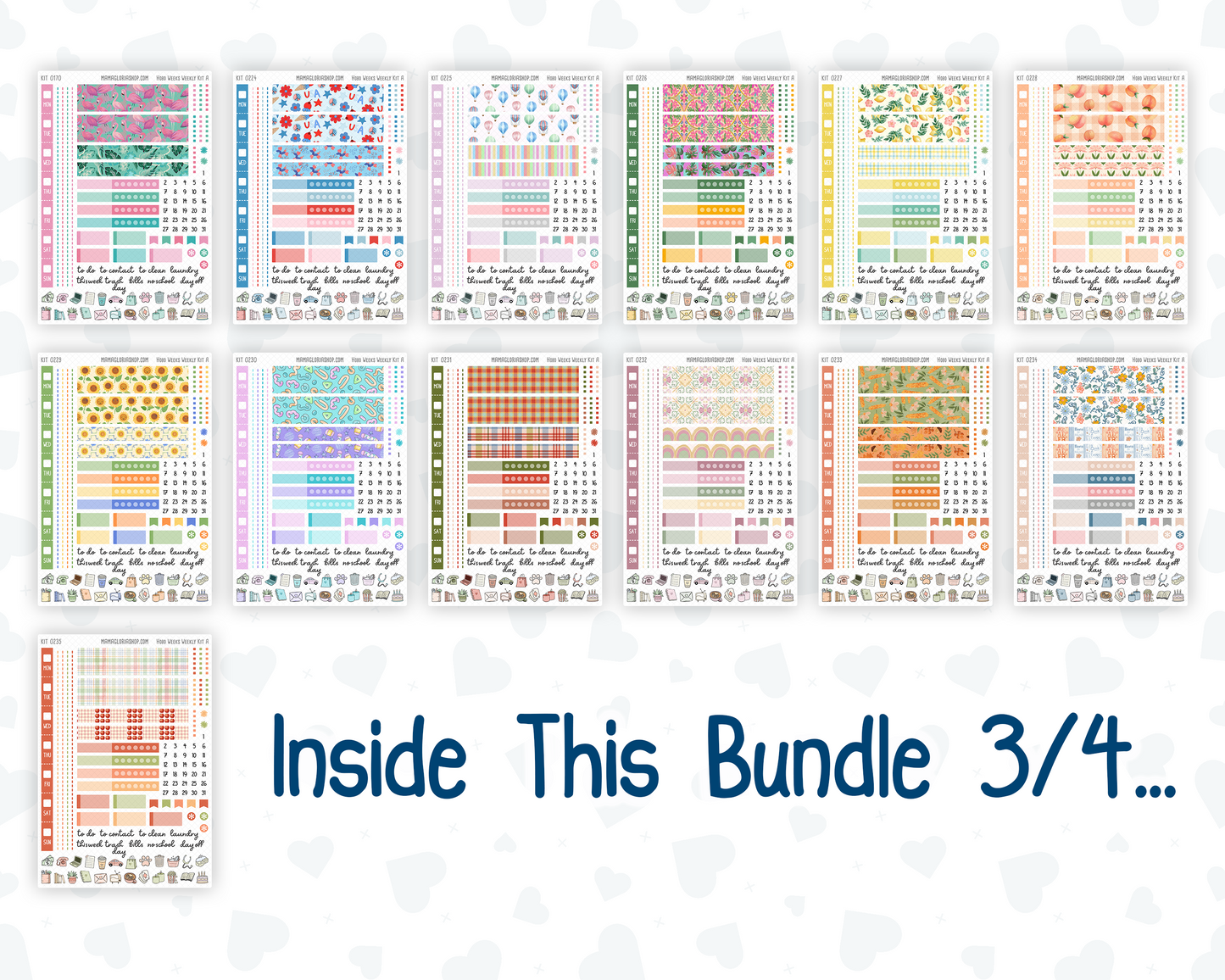 52-Week Bundle - For Hobonichi Weeks - 2026 - Yearly Pack