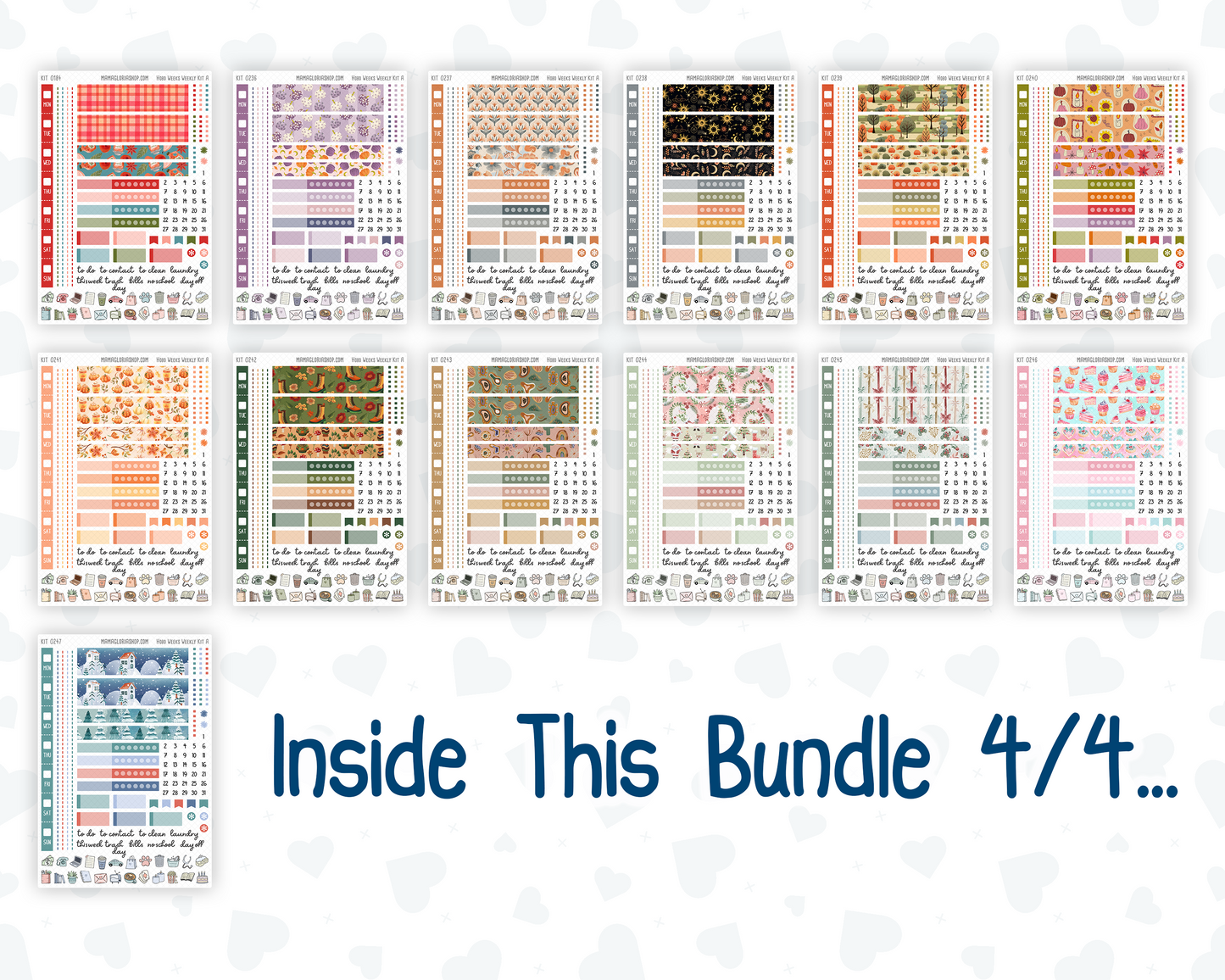 52-Week Bundle - For Hobonichi Weeks - 2026 - Yearly Pack
