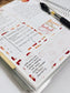 Kit 0254 - A5 - EC Notes Pages - Dashboard Kit | Productivity Page - February - Valentine Village
