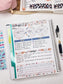 8.5x11 - 12-Month Kit - Monthly Dashboard -  For Plum Paper Planner - 2026