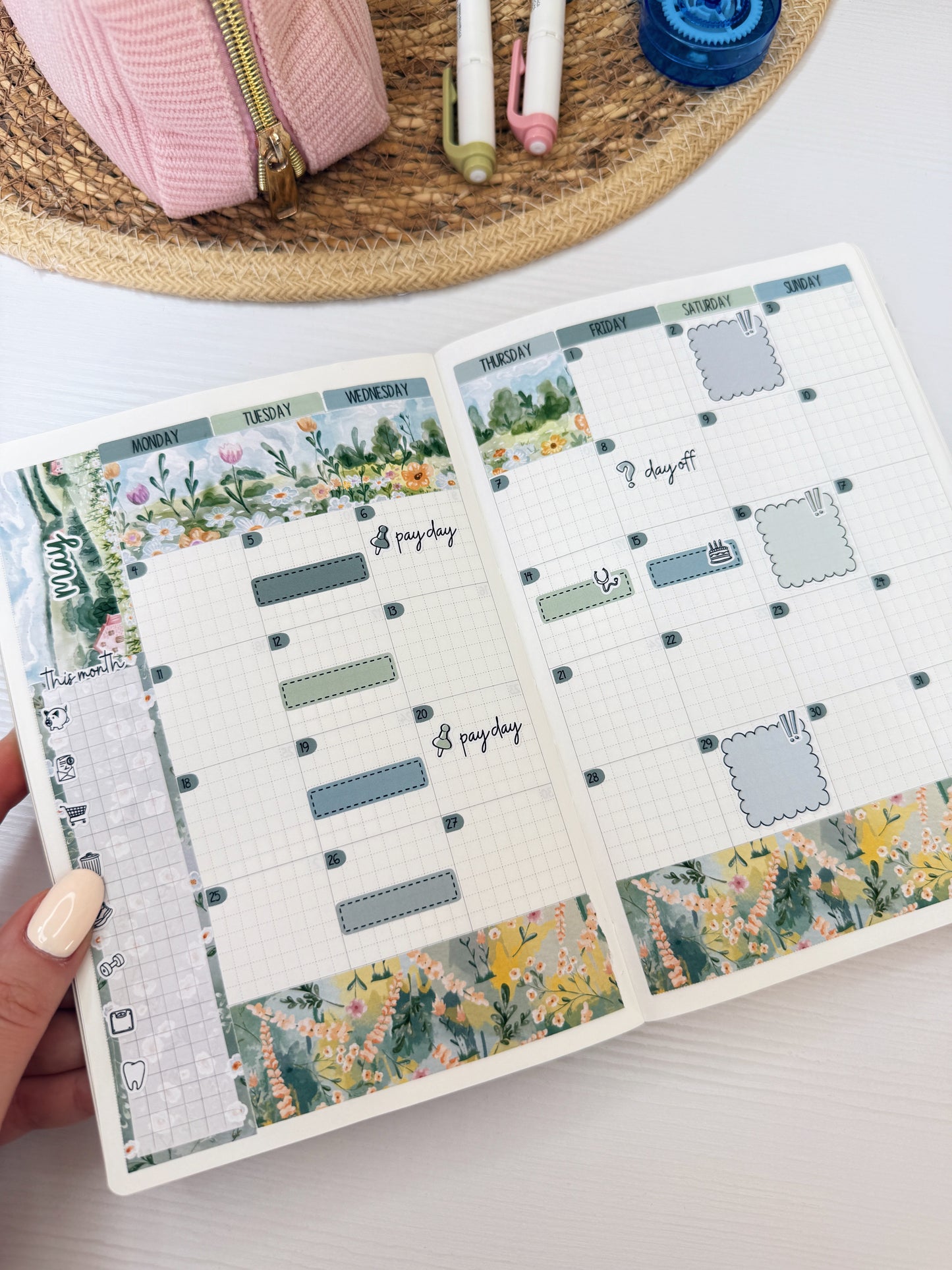 Kit 0267 - B6 - For Sterling Ink And More - Monthly Kit - May - Flowers For Mama