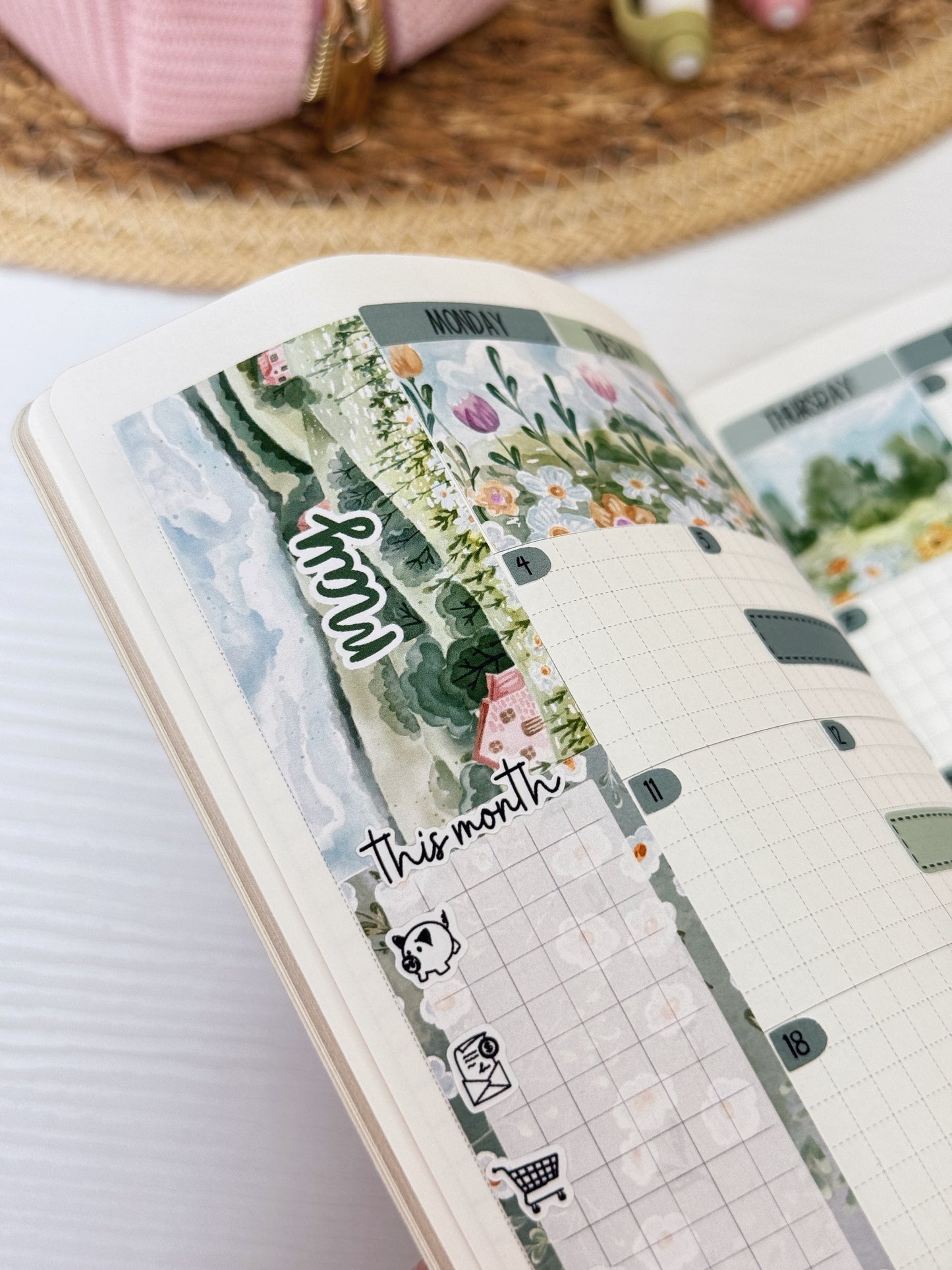 Kit 0267 - B6 - For Sterling Ink And More - Monthly Kit - May - Flowers For Mama