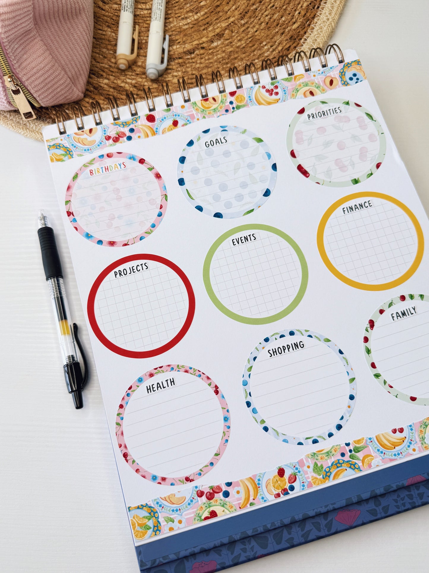 Kit 0252 - Laurel Denise The Jo Planner - Dashboard Kit - February - Tokyo Candy Cloud