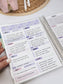 Kit 0257 - 7x9 - EC Dashboard Planner - March - Blush Garden