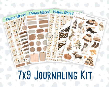 Kit 0303 - Journaling Kit - For Planners | Notebooks - November - Into The Woods
