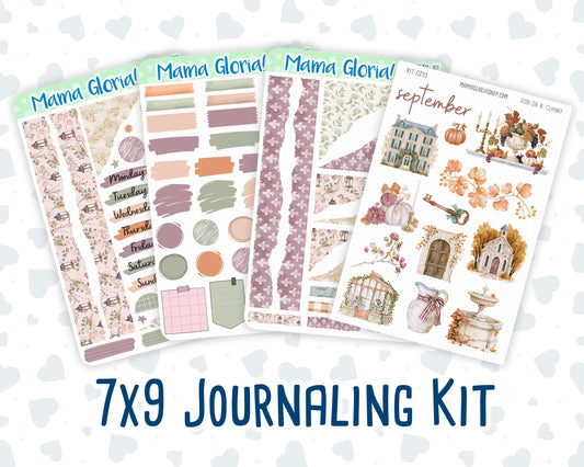 Kit 0293 - Journaling Kit - For Planners | Notebooks - September - Fleur de Provence