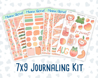 Kit 0278 - Journaling Kit - For Planners | Notebooks - August - Oops, All Peaches