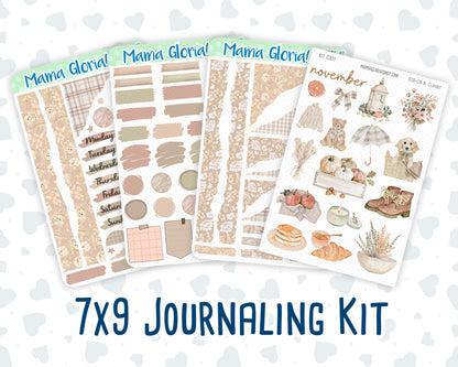 Kit 0301 - Journaling Kit - For Planners | Notebooks - November - Sunday Comfort