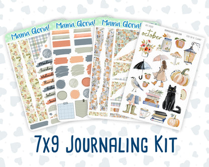 Kit 0300 - Journaling Kit - For Planners | Notebooks - October - Autumn Stroll