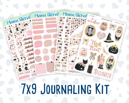 Kit 0297 - Journaling Kit - For Planners | Notebooks - October - Pink Spell