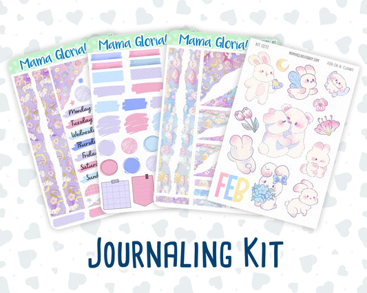 Kit 0252 - Journaling Kit - For Planners | Notebooks - February - Tokyo Candy Cloud
