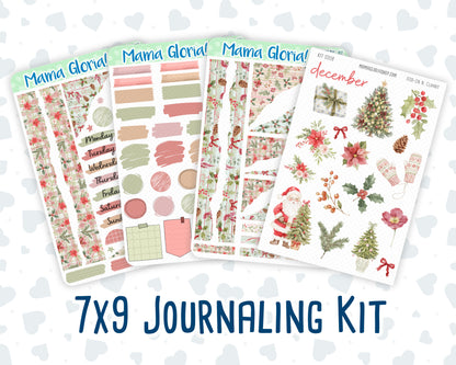 Kit 0308 - Journaling Kit - For Planners | Notebooks - December - Knit & Holly