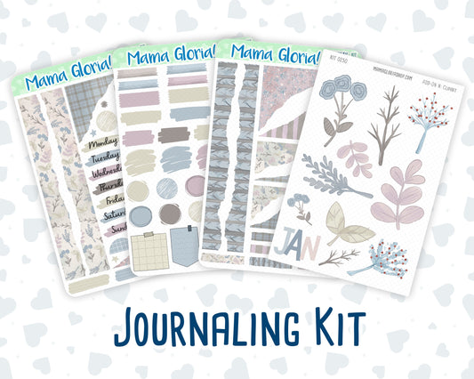 Kit 0250 - Journaling Kit - For Planners | Notebooks - Quiet January
