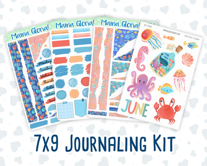 Kit 0268 - Journaling Kit - For Planners | Notebooks - June - Sea Sweeties