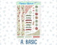 Kit 0244 - Journaling Kit - For Planners | Notebooks - December - Santas Village