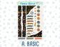 Kit 0238 - Journaling Kit - For Planners | Notebooks - October - Starry Autumn Nights