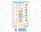 Kit 0260 - Journaling Kit - For Planners | Notebooks - April - Pastel Egg Hunt