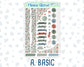 Kit 0245 - Journaling Kit - For Planners | Notebooks - December - Vintage Christmas