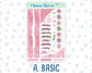 Kit 0253 - Journaling Kit - For Planners | Notebooks - February - Rosy Daydreams