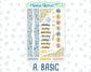 Kit 0265 - Journaling Kit - For Planners | Notebooks - May - Honeybee Sky