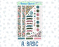 Kit 0275 - Journaling Kit - For Planners | Notebooks - July - Tropical Safari Blush