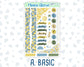 Kit 0274 - Journaling Kit - For Planners | Notebooks - July - Sunny Lemon Shore