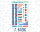 Kit 0268 - Journaling Kit - For Planners | Notebooks - June - Sea Sweeties