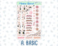 Kit 0297 - Journaling Kit - For Planners | Notebooks - October - Pink Spell