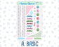 Kit 0262 - Journaling Kit - For Planners | Notebooks - April - Spring Puffs