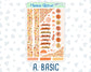 Kit 0241 - Journaling Kit - For Planners | Notebooks - November - Pumpkin Latte