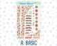 Kit 0308 - Journaling Kit - For Planners | Notebooks - December - Knit & Holly